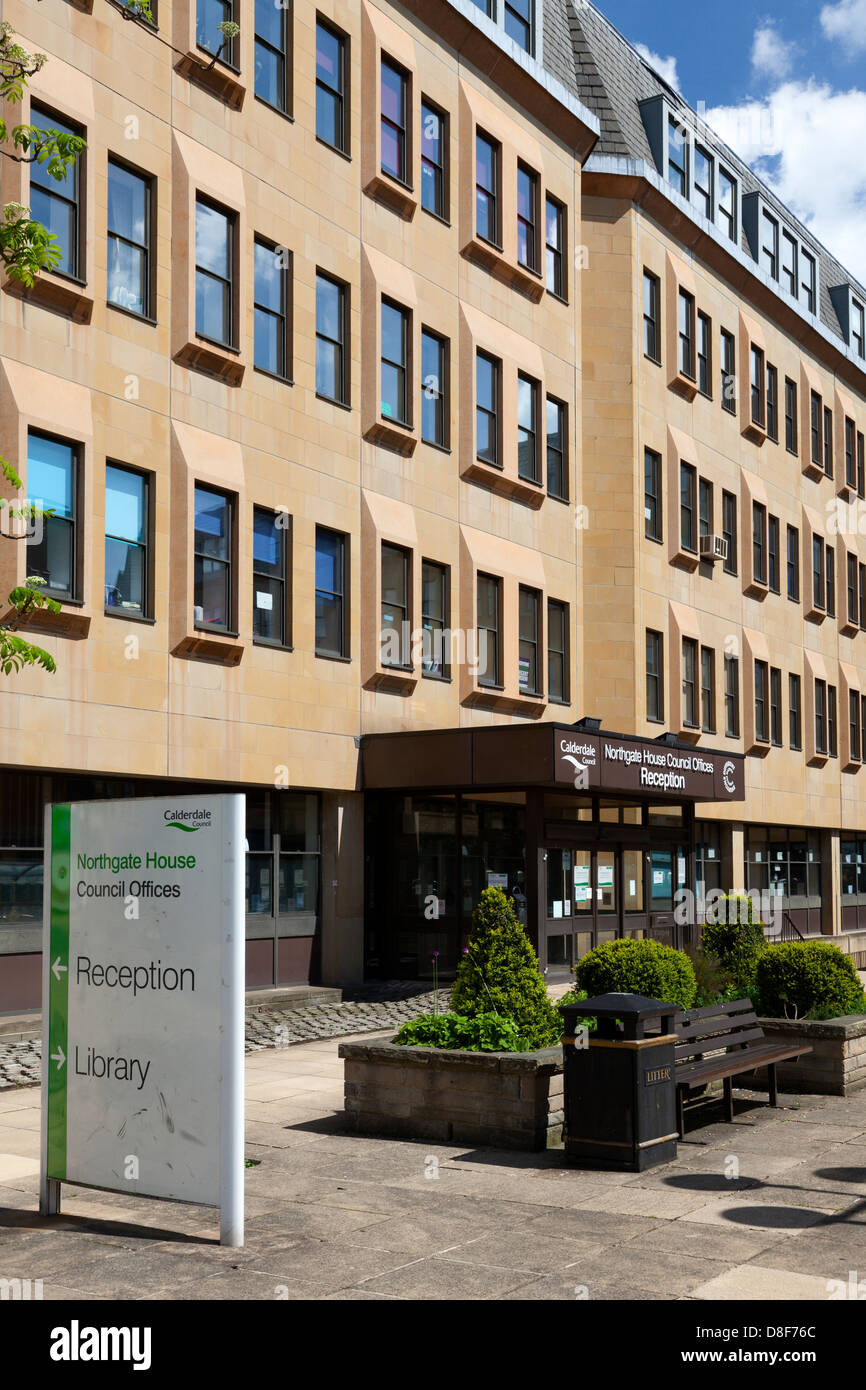 Calderdale Council Offices in Northgate House, Halifax, West Yorkshire