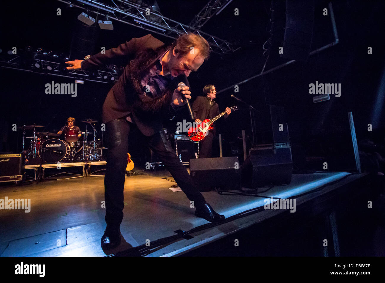 Milan Italy. 27th May 2013. Peter Murphy leader of Bauhaus performs