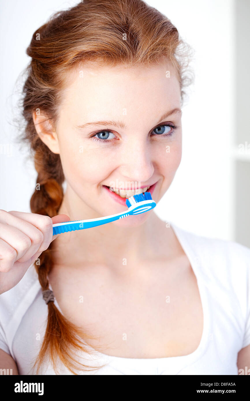 DENTAL HYGIENE, WOMAN Stock Photo Alamy