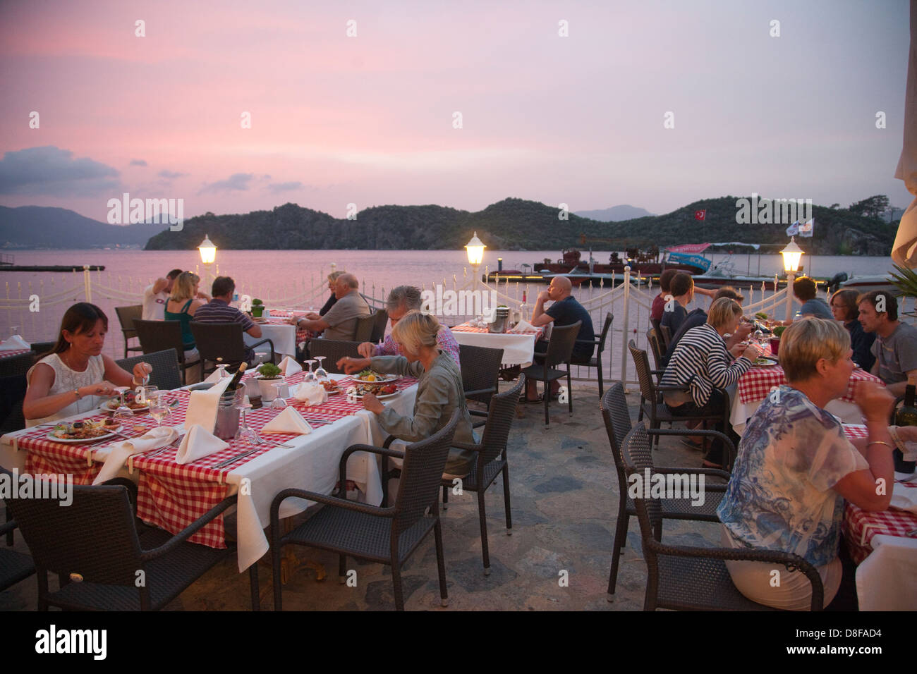 Adakoy beach club holiday resort, Neilson holidays, Turkey Stock Photo