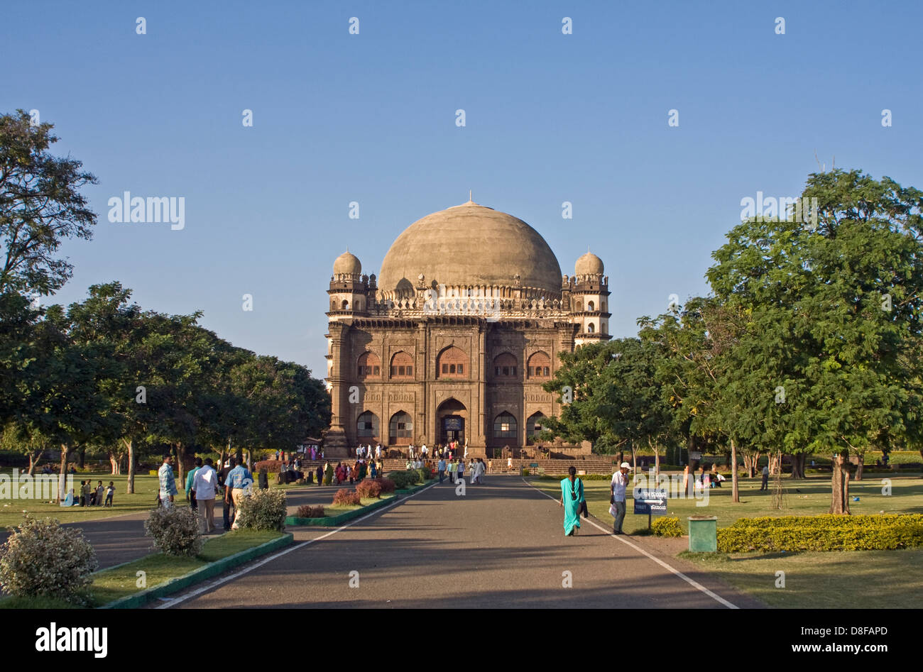 Asien, Indien, Karnataka, Bijapur, Golgumbaz, Archaeologisches Museum und Mausoleum von Mohammed Adil Shah Stock Photo