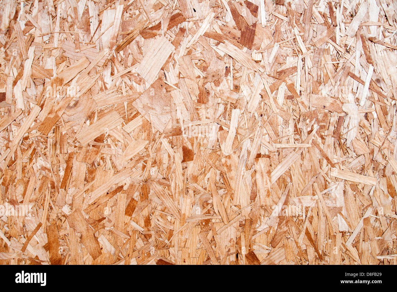 close up of wood chipboard Stock Photo