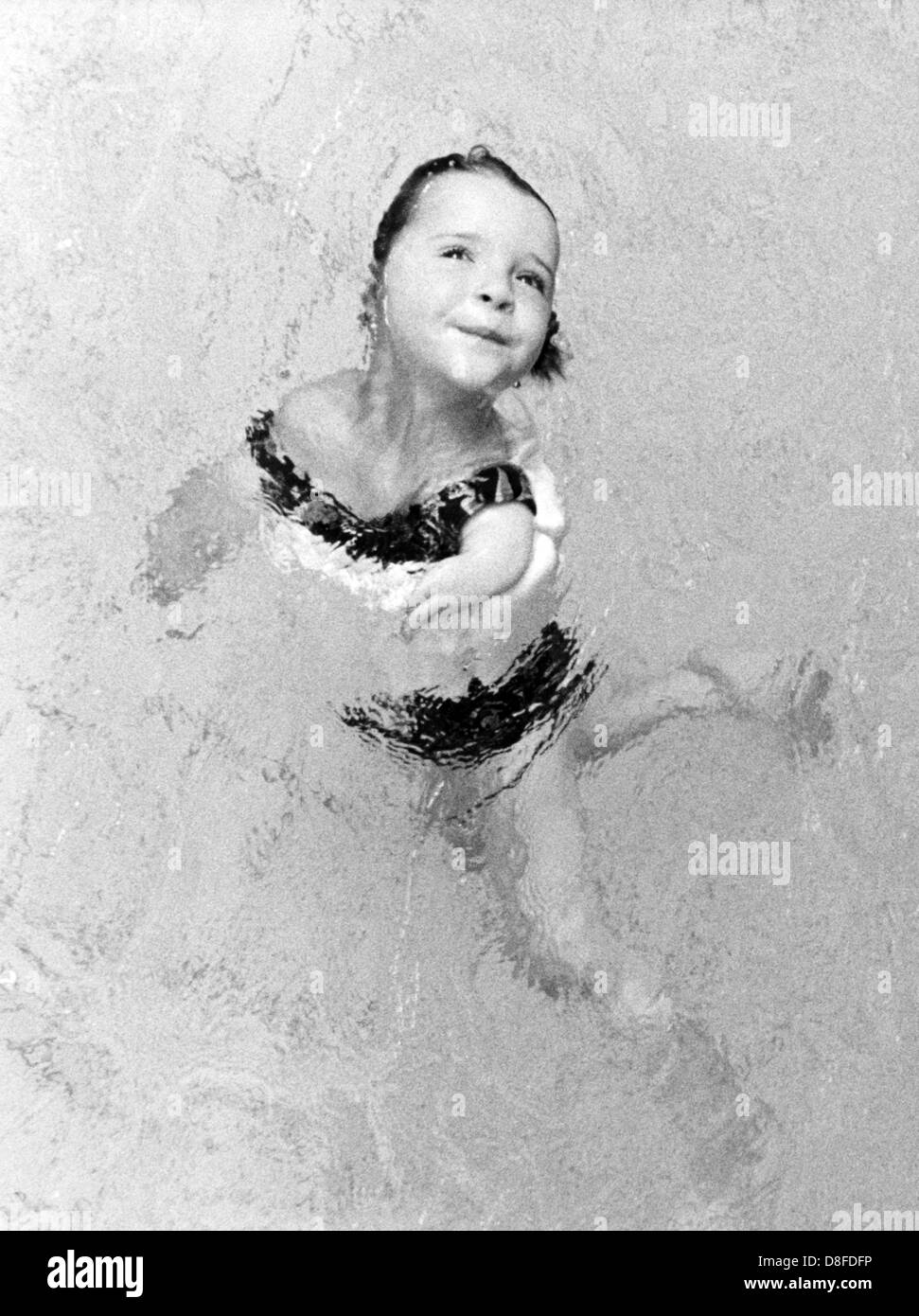 A Contergan Affected Disabled Child During Swim Practice In A Practice Pool At The Mungersdorfer Stadium In Cologne Germany 30 May 1968 The Girl Attends A Day Care Center For Children Suffering