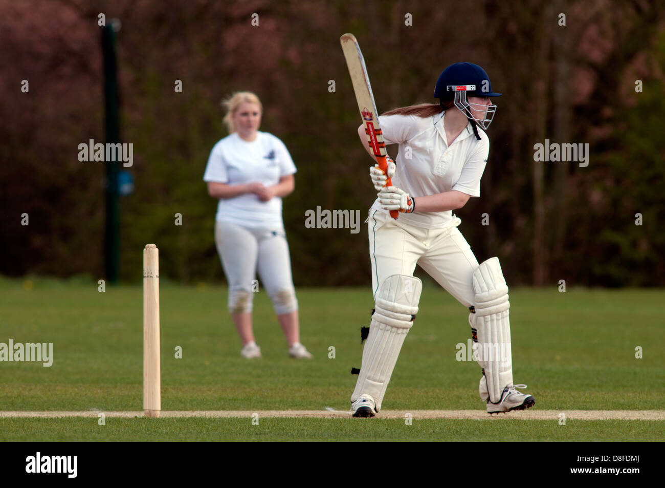 University sport, ladies cricket Stock Photo