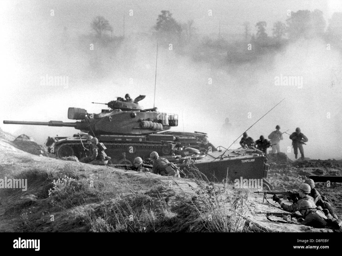 Soldiers of the US army during an exercise on the 30th of October in ...