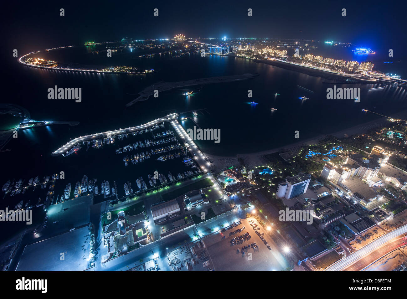 The Palm, Jumeirah, Dubai, UAE Stock Photo