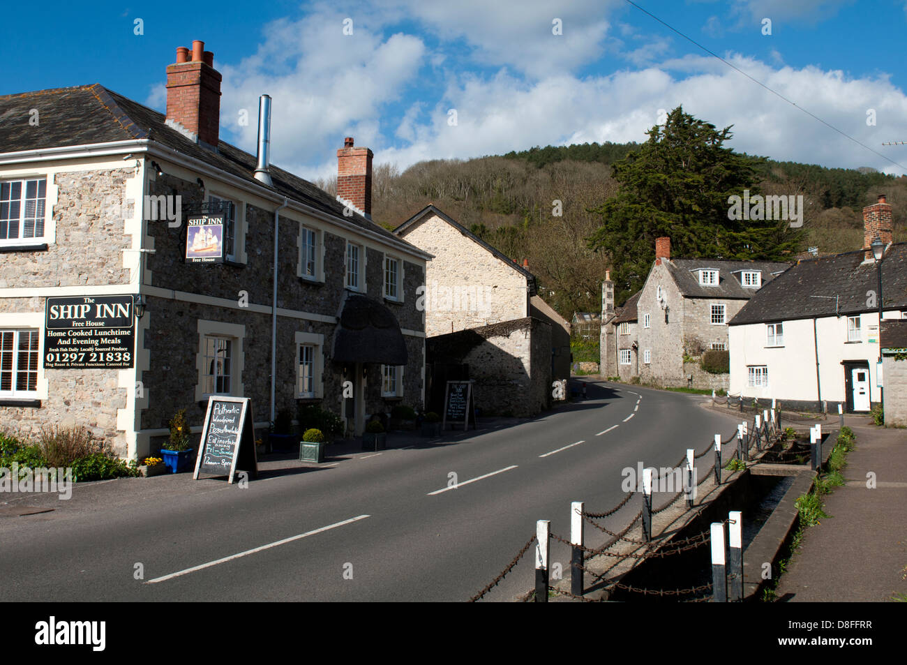 Axmouth village, Devon, England, UK Stock Photo