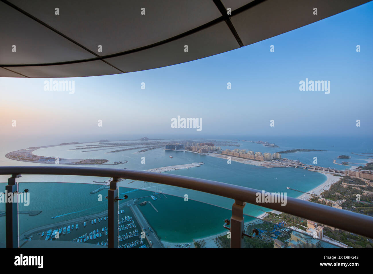 The Palm, Jumeirah, Dubai, UAE Stock Photo