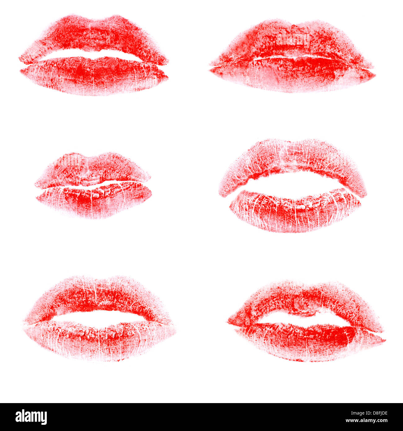 Print of lipstick red Stock Photo Alamy
