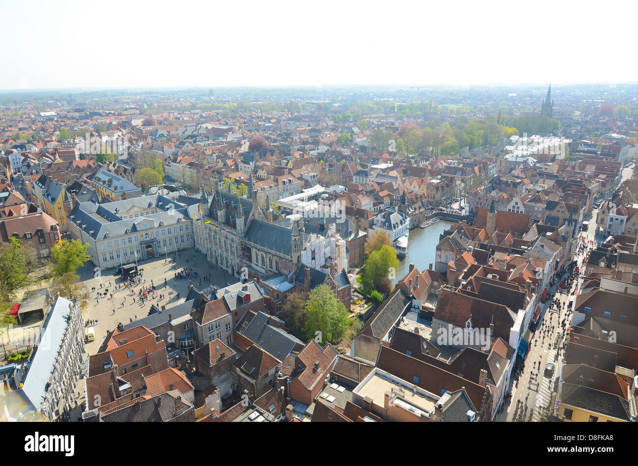 The historic city of Bruges, West Flanders, Belgium. Stock Photo