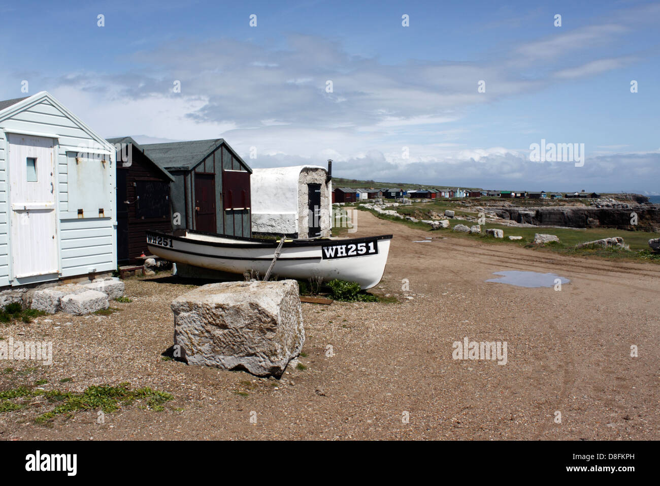 PORTLAND BILL IN DORSET. UK. THE SOUTH WEST COAST PATH Stock Photo Alamy