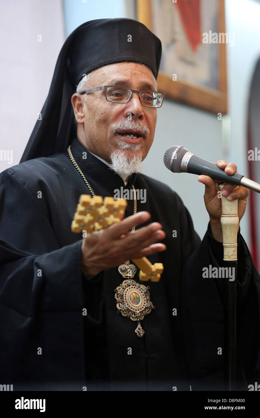 catholic coptic bishop KYRILLOS WILLIAM of Asyut diocese, Egypt Stock Photo