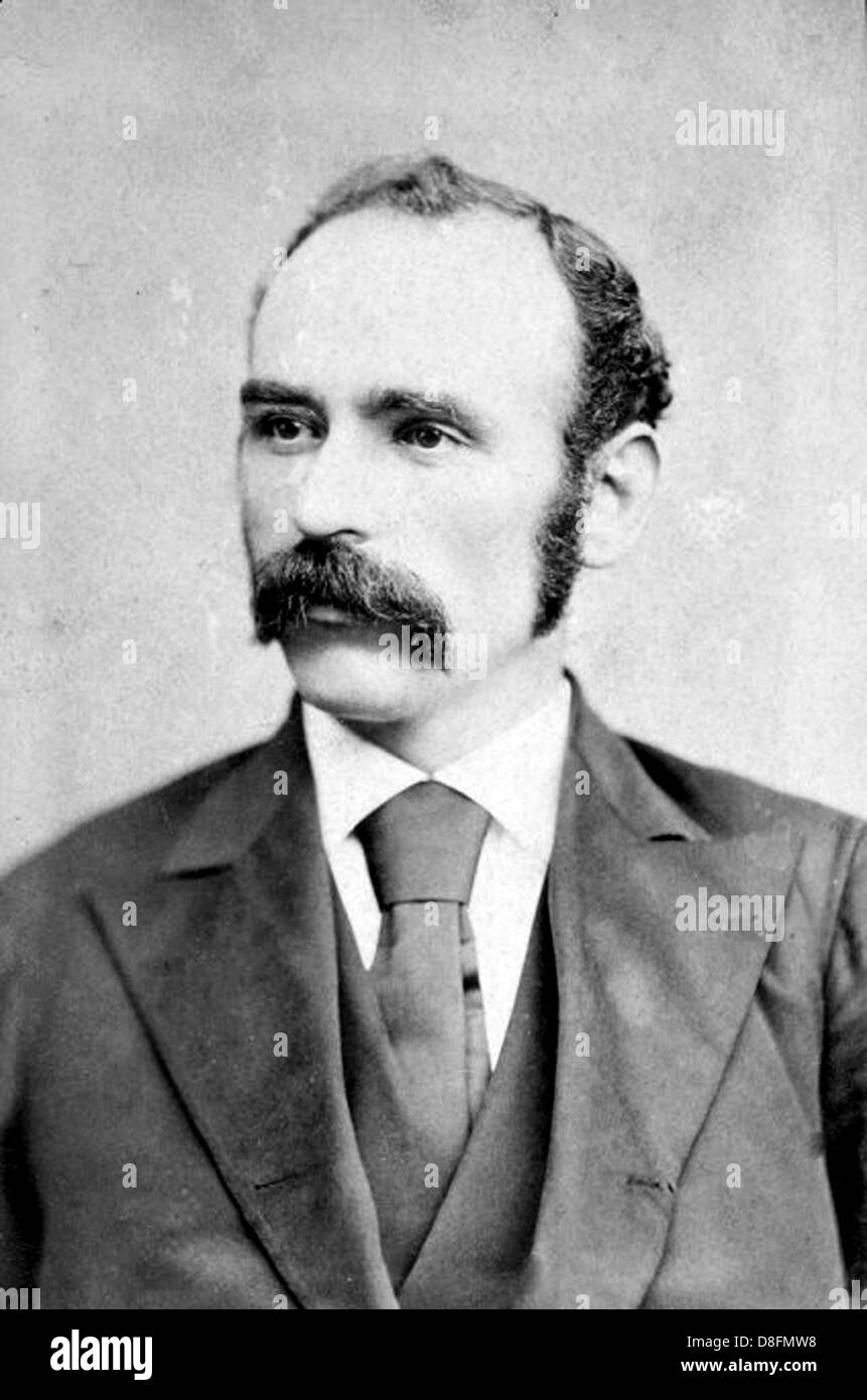MICHAEL DAVITT (1846-1906)  Irish nationalist agrarian agitator and founder of the Irish National Land League Stock Photo