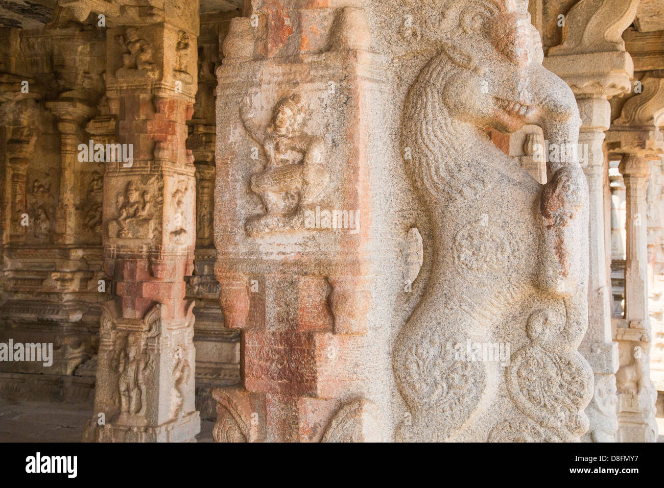 Krishna Temple, Hamp, India Stock Photo