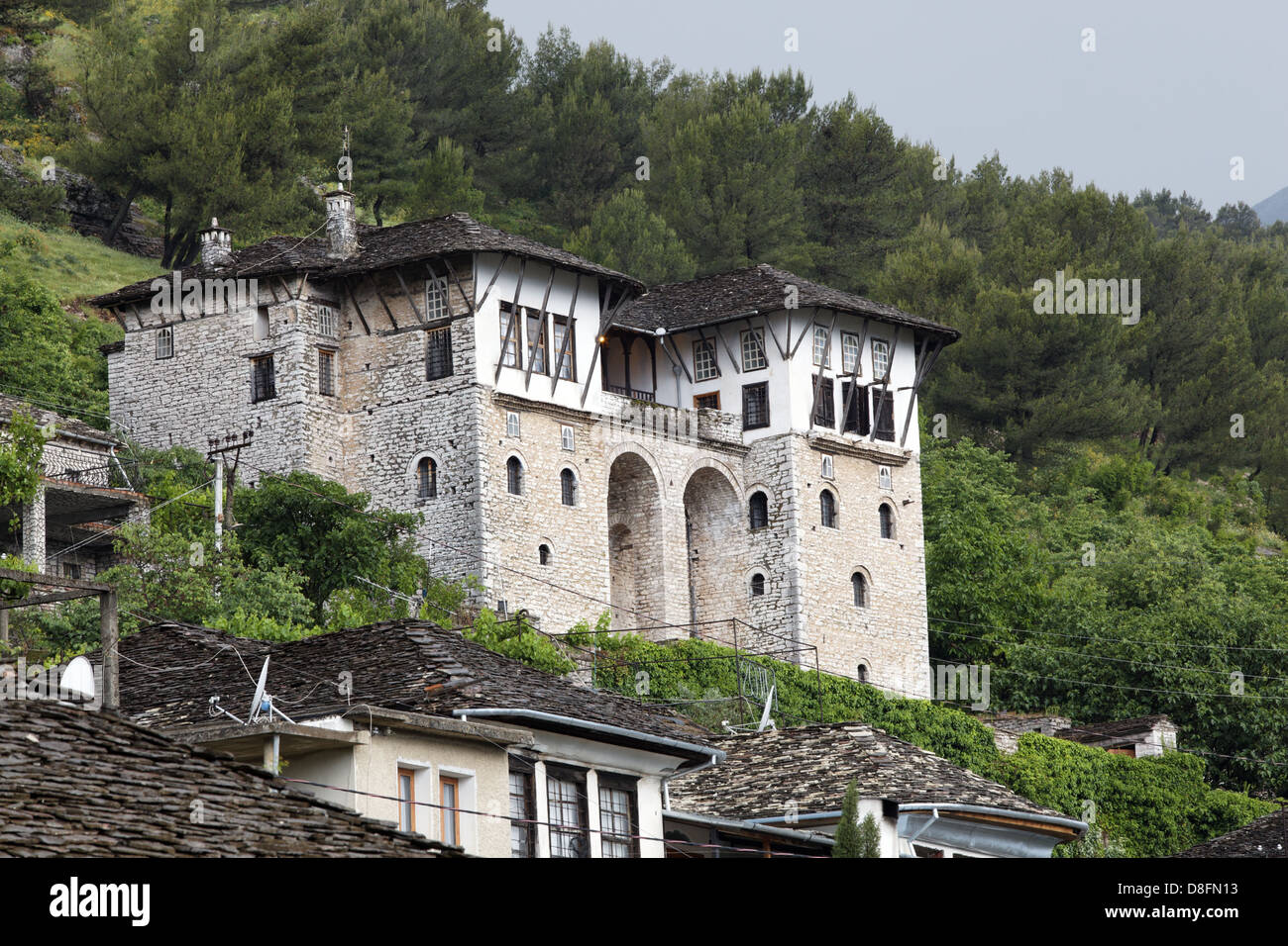 Albania, Gjirokastra, UNESCO; 'Zekate House', traditional house, Albanien, Gjirokastra, UNESCO