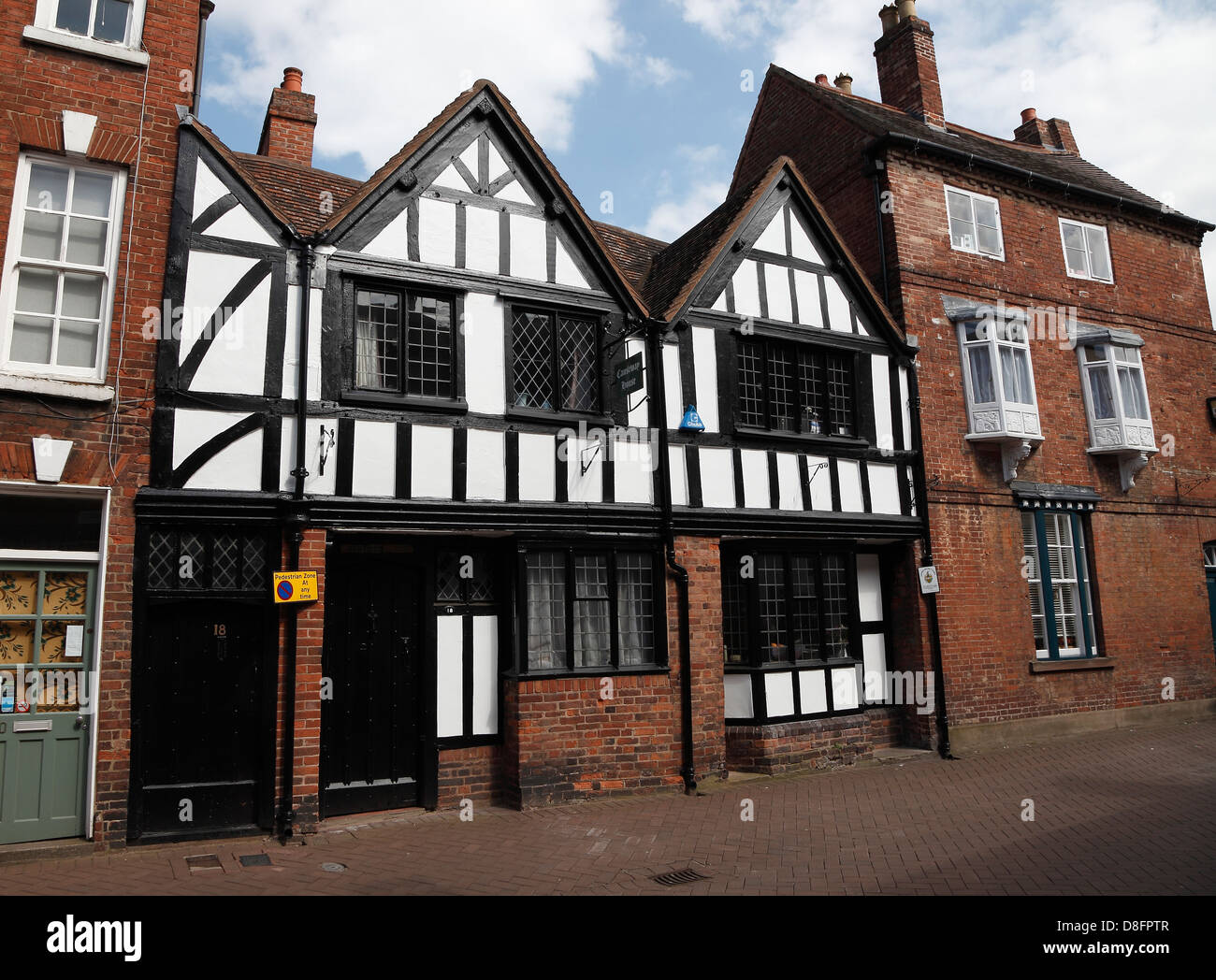 Causeway House Dam Street Lichfield Staffordshire England Stock Photo
