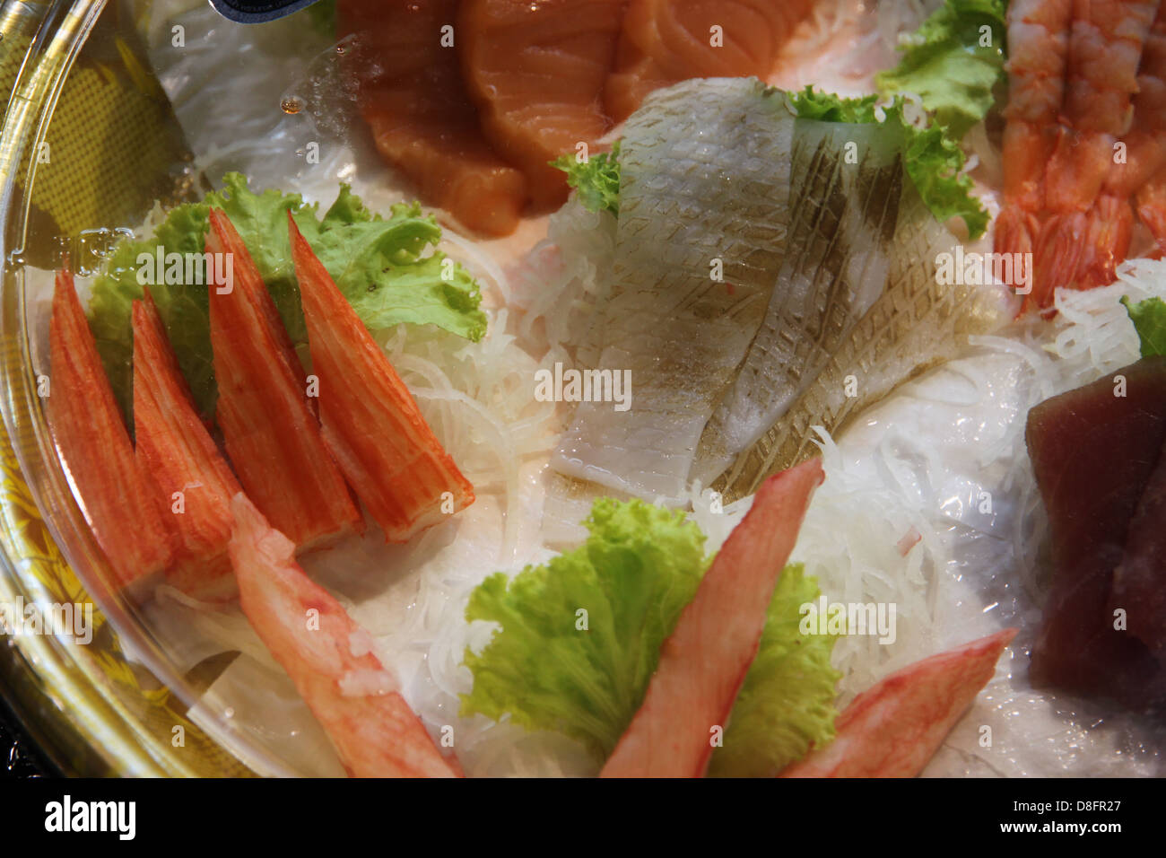 Fish used to make sushi,Sushi is a food of Japanese Stock Photo - Alamy