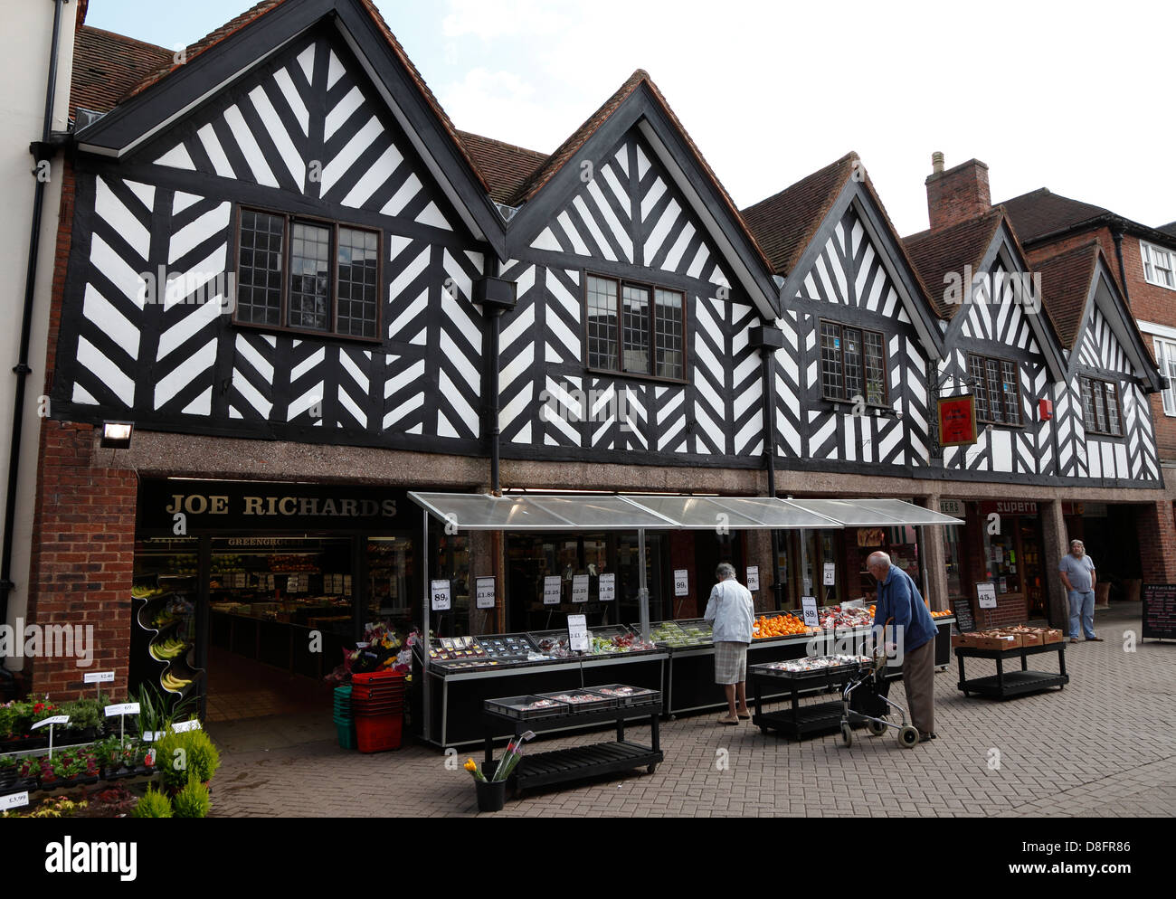 Grocers shop Bore Street Lichfield Staffordshire with Tudor style