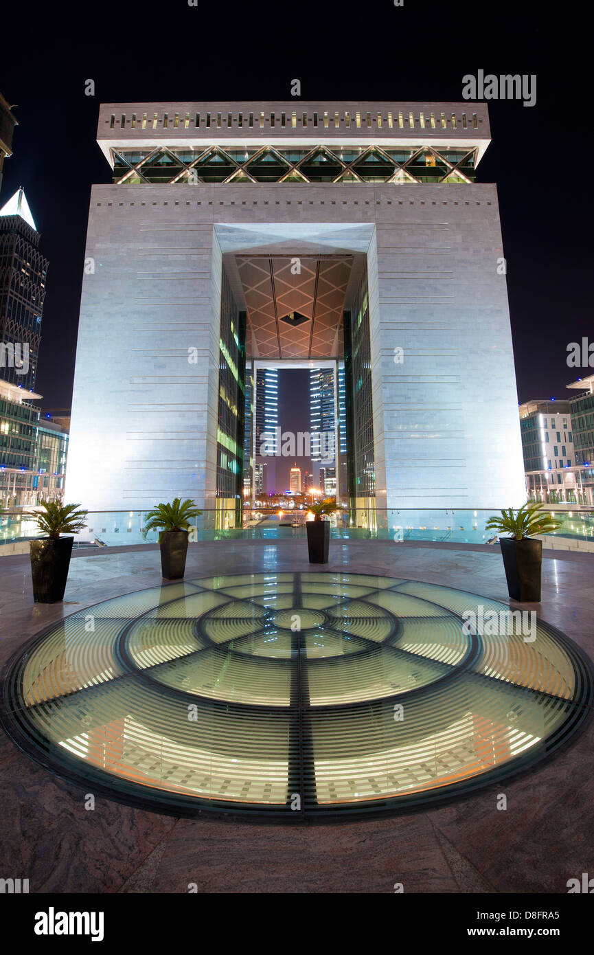 Difc gate night view hires stock photography and images Alamy