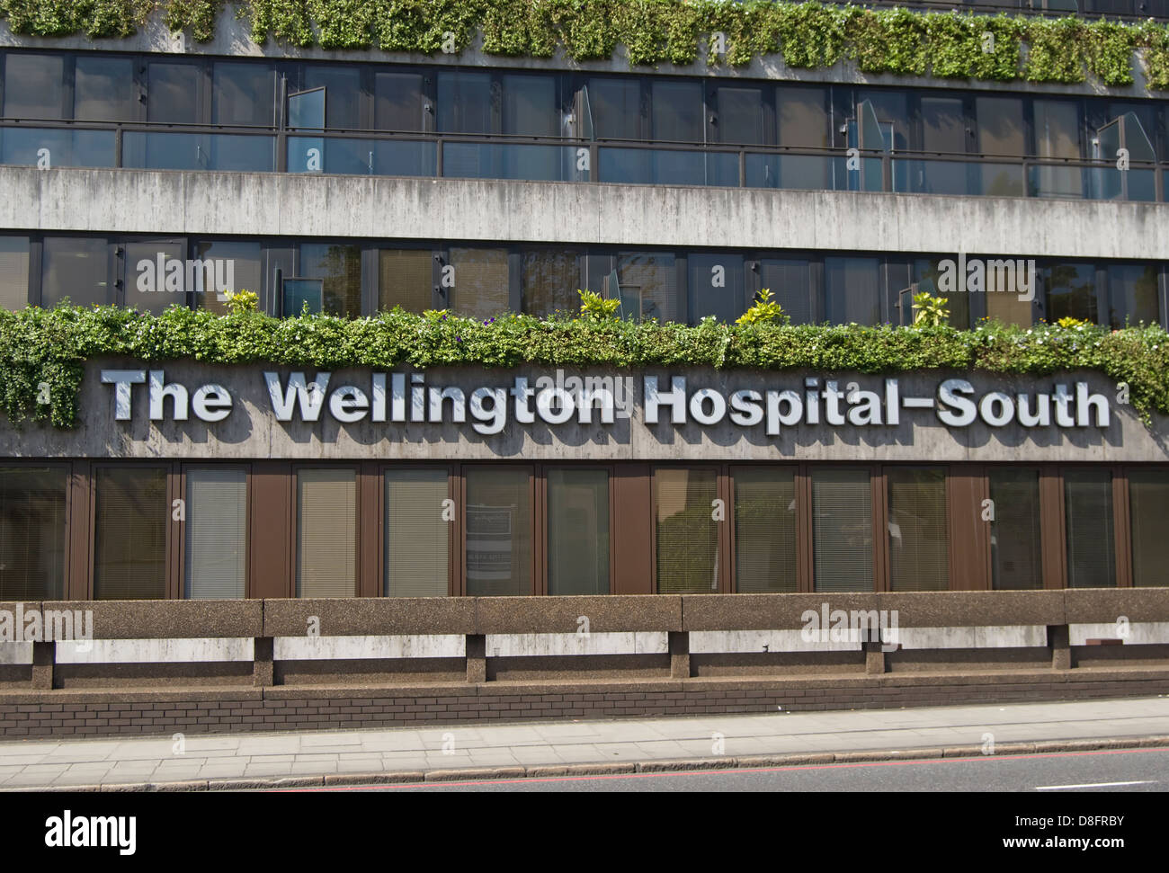 exterior of the south wing of the private wellington hospital, st johns