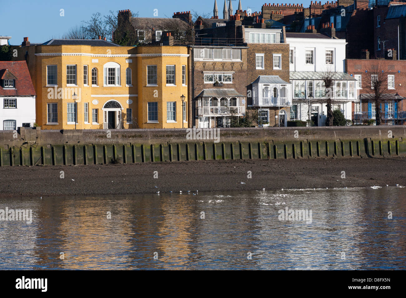 Lower Mall Hammersmith London England Stock Photo Alamy