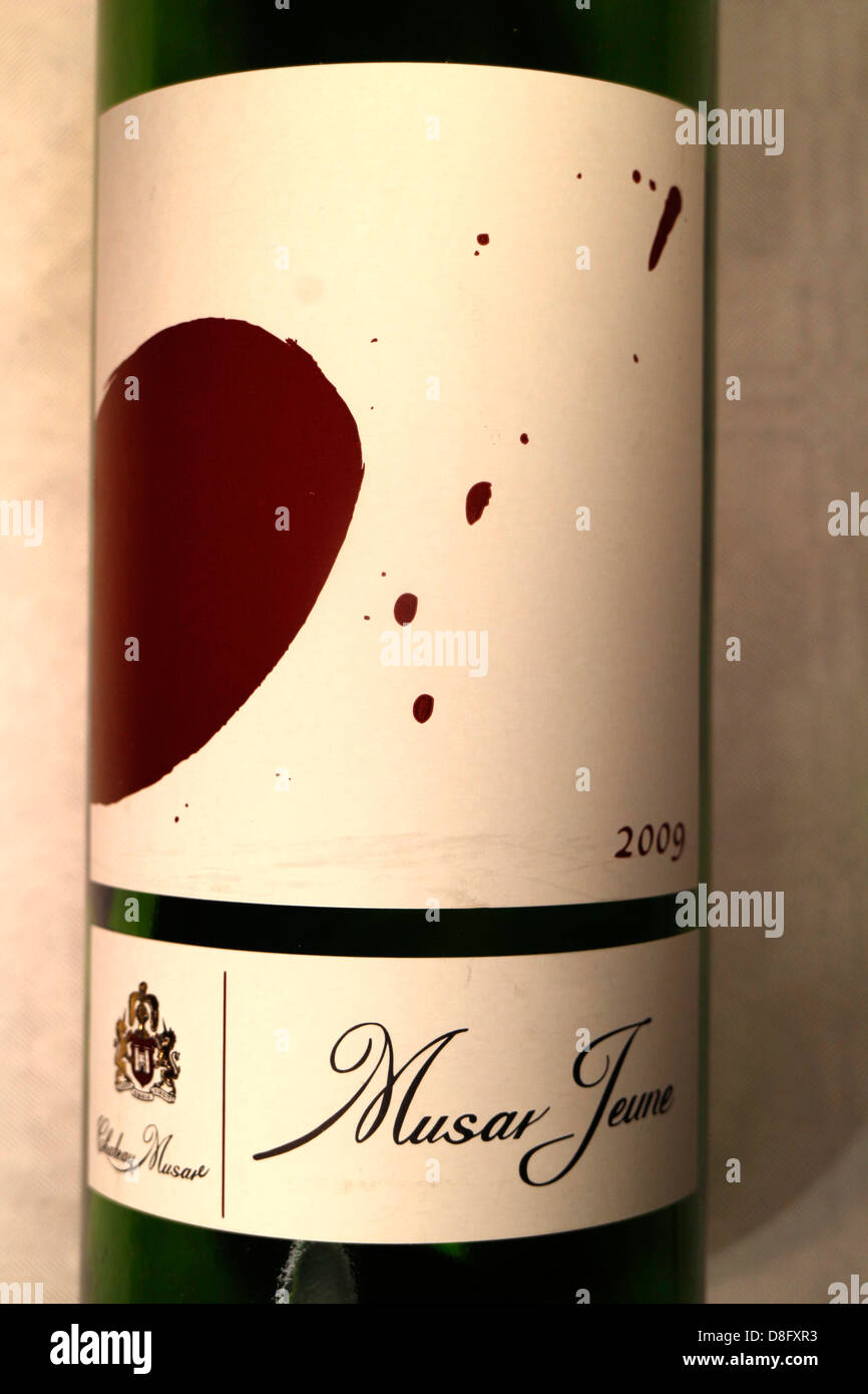 Wine bottle label wine lebanon hires stock photography and images Alamy