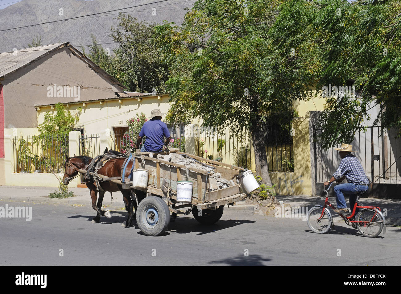 Horse drawn carriage Stock Photo