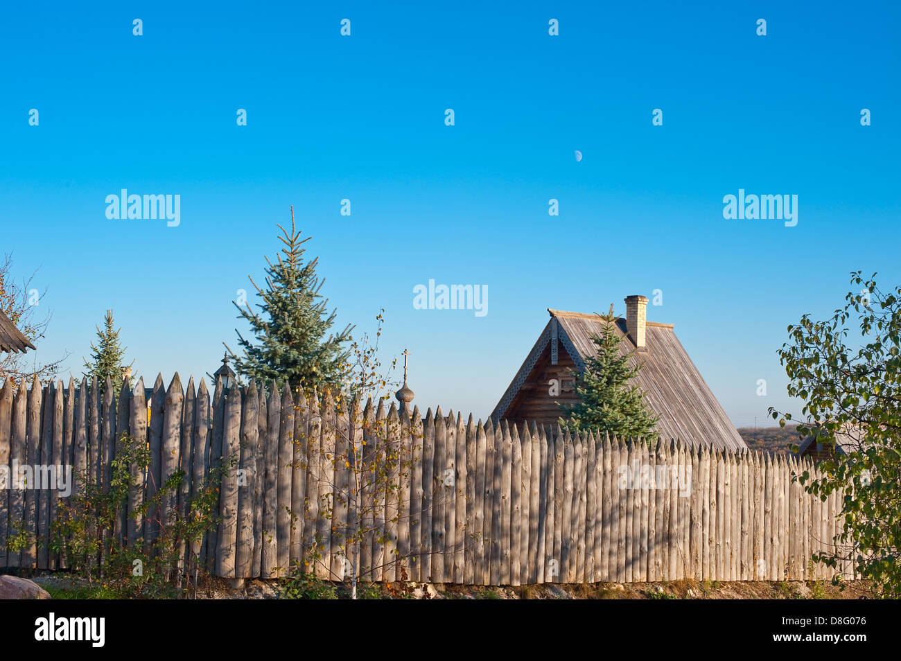 The house in village Stock Photo - Alamy