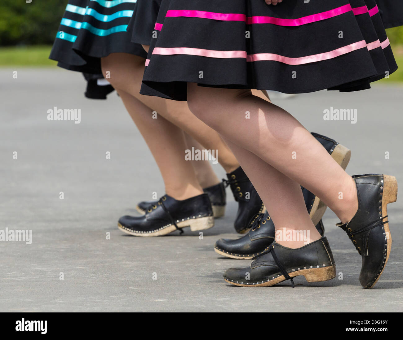 Clog dancers at folk festival. England, UK Stock Photo Alamy