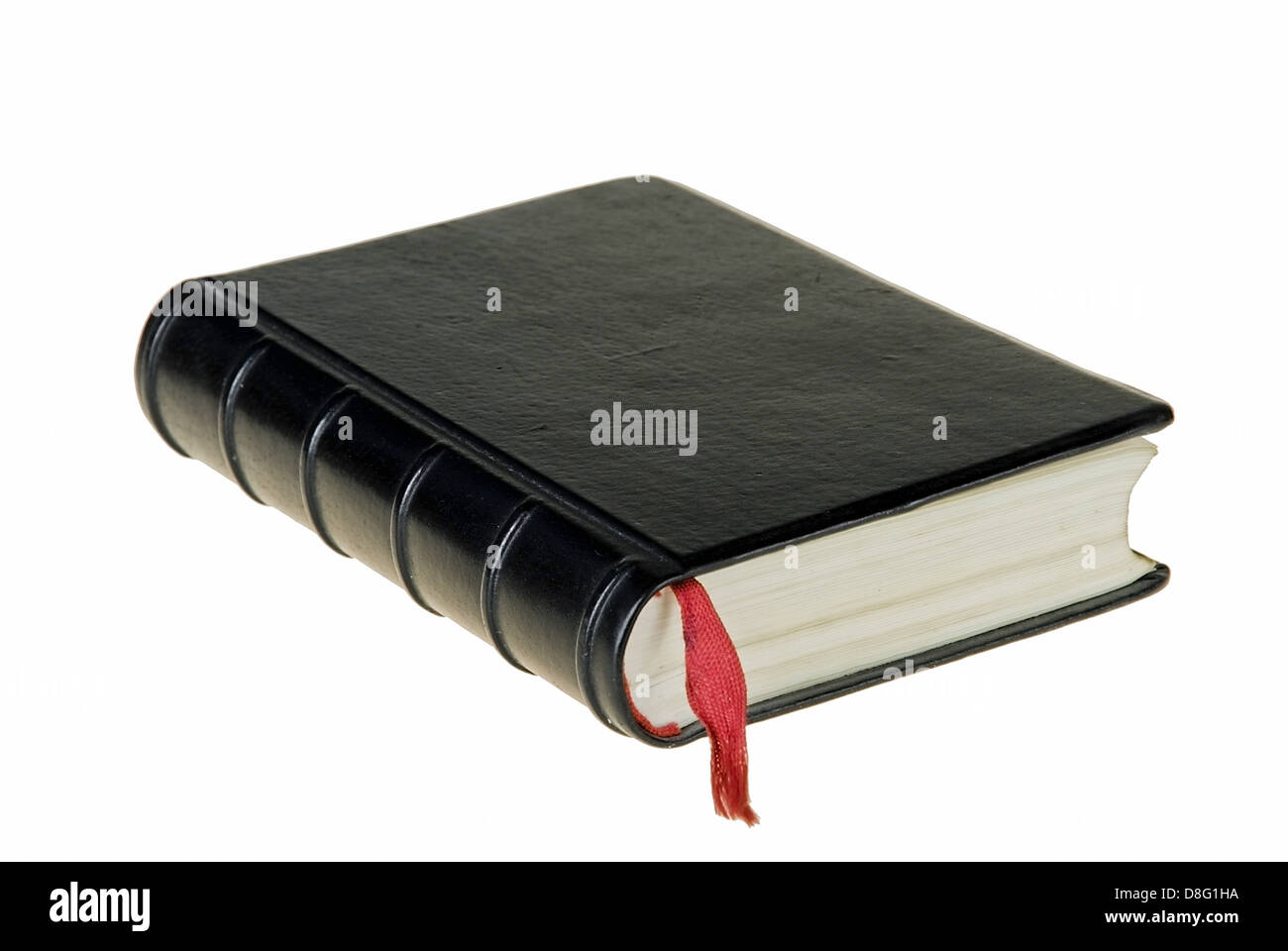 Black book on the white background Stock Photo