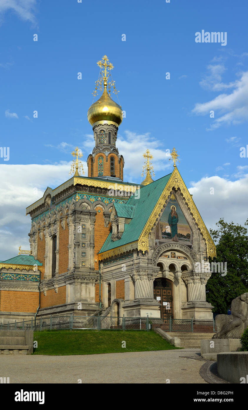 russian chapel Stock Photo