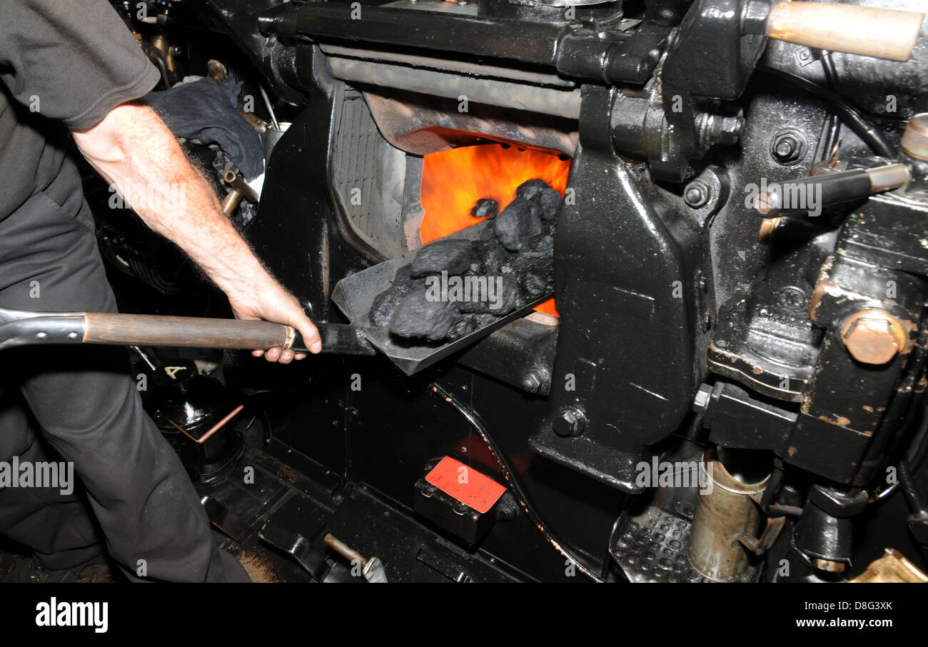 Heater makes steam Stock Photo