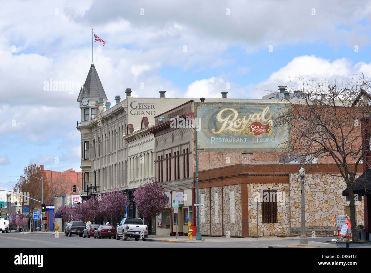 Downtown Baker City, Oregon Stock Photo Alamy