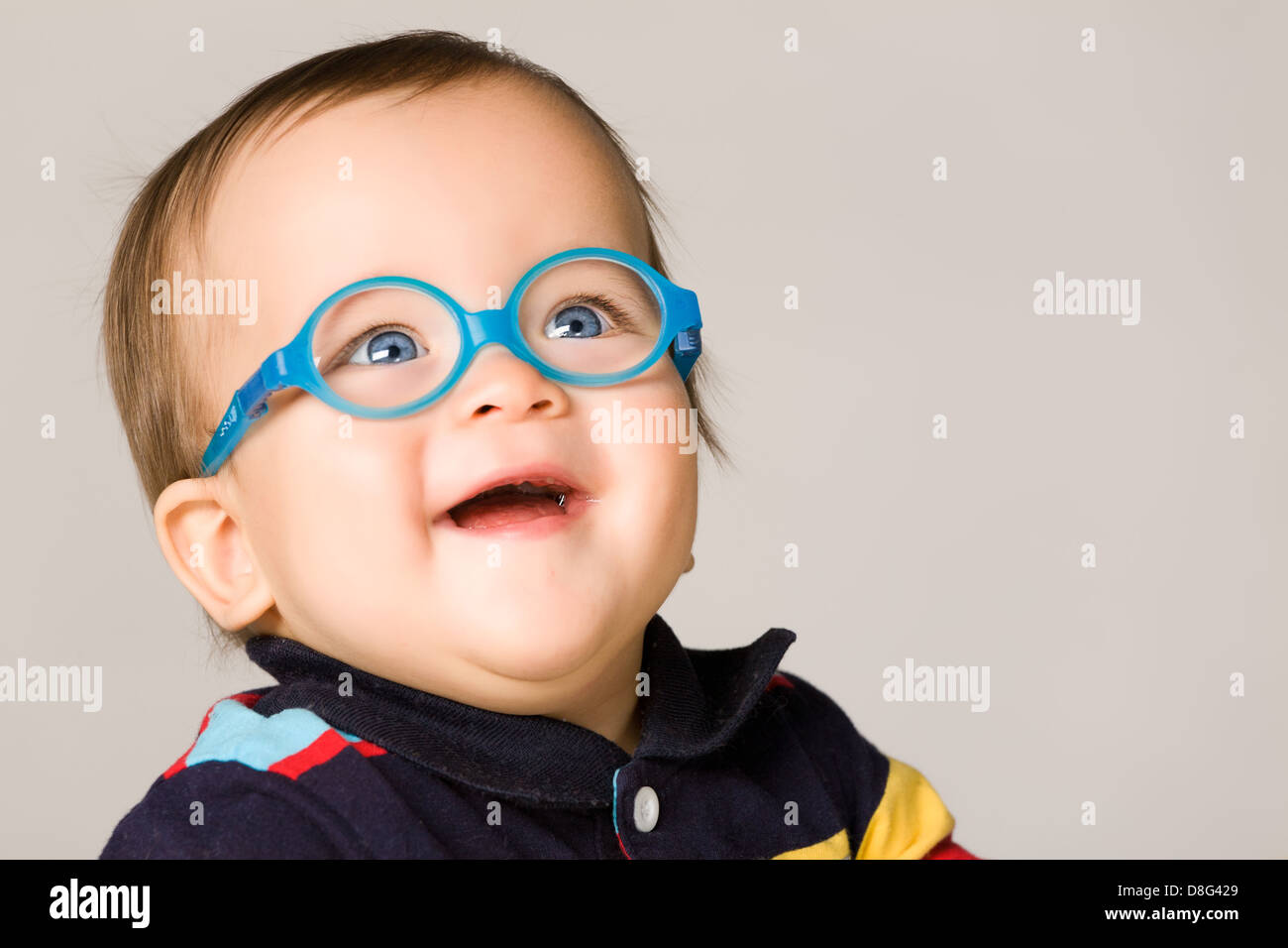 Child with glasses Stock Photo - Alamy