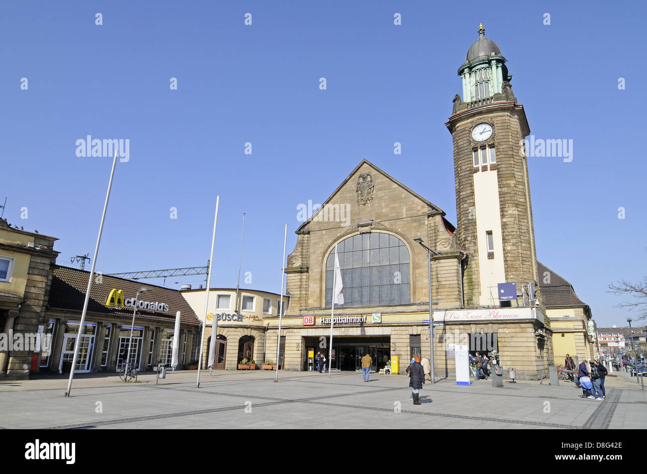 Main railway station Stock Photo