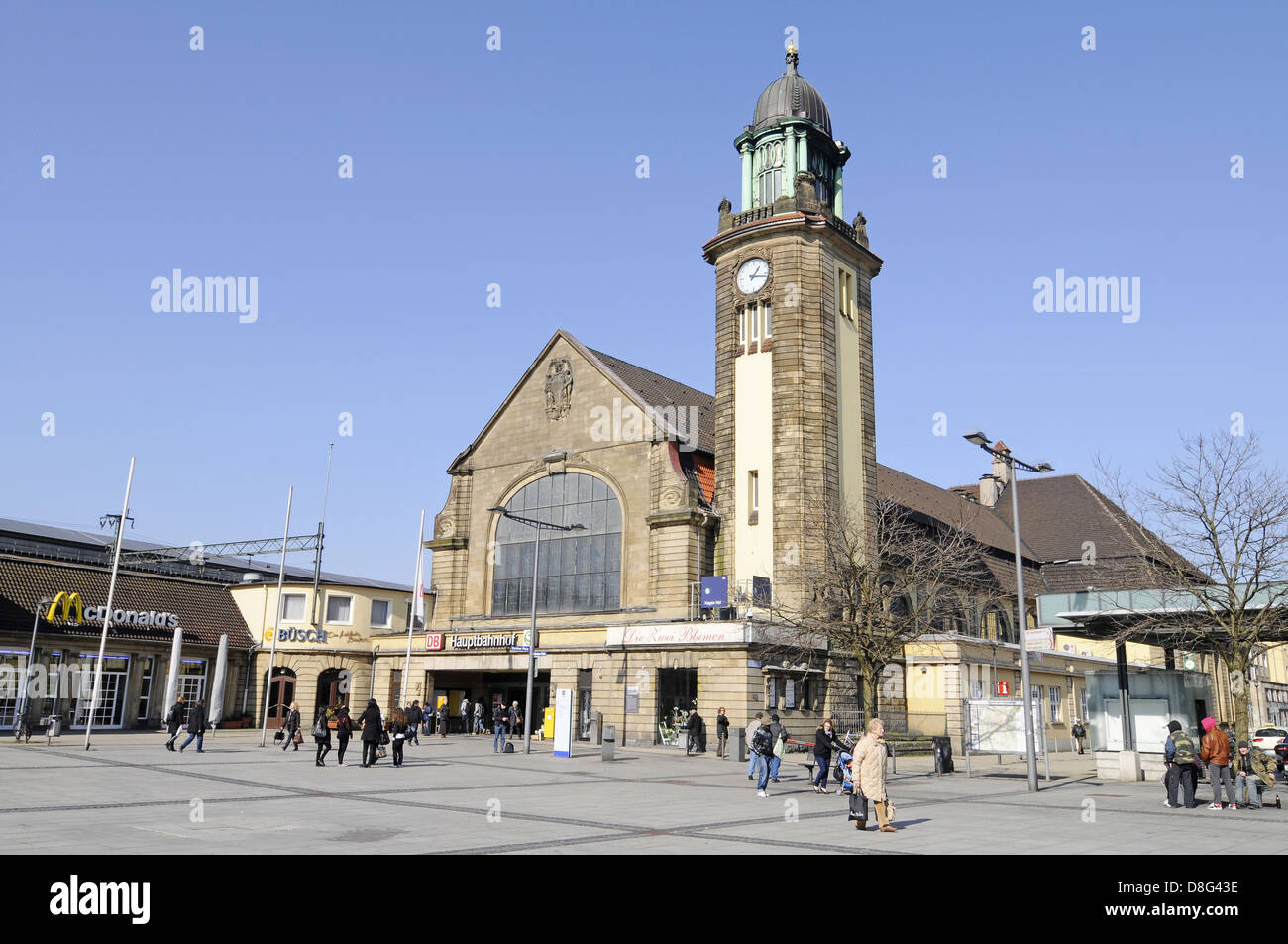 Main railway station Stock Photo