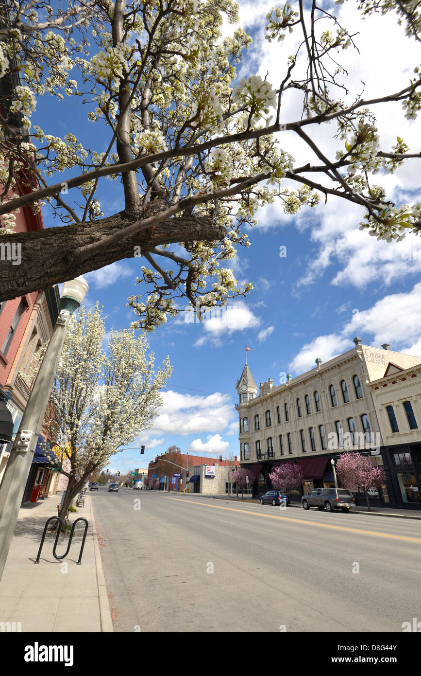 Downtown Baker City, Oregon Stock Photo Alamy