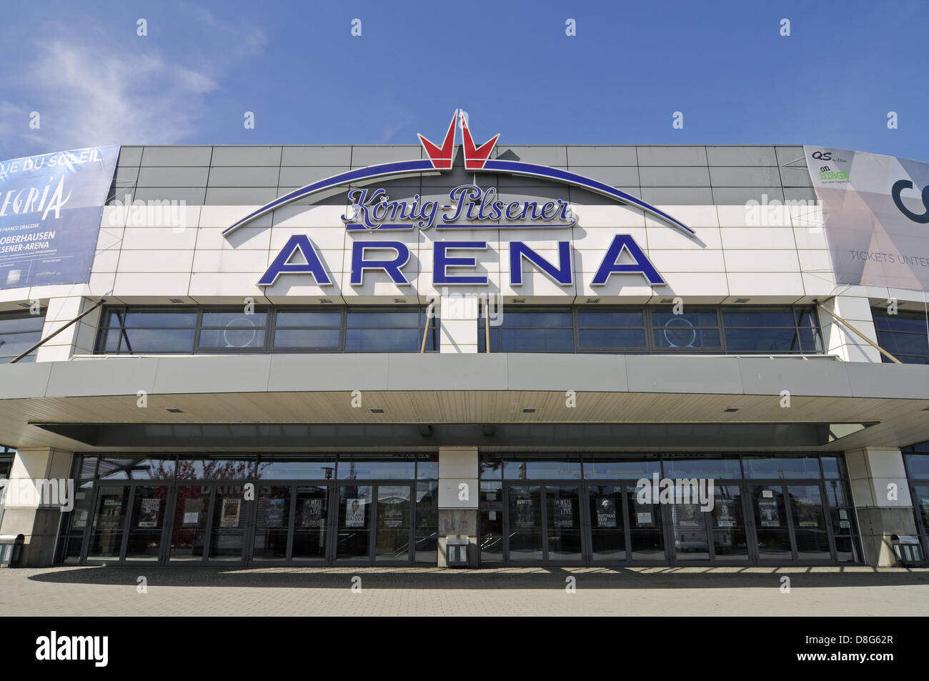 Koenig-Pilsener-Arena multi-purpose hall Stock Photo