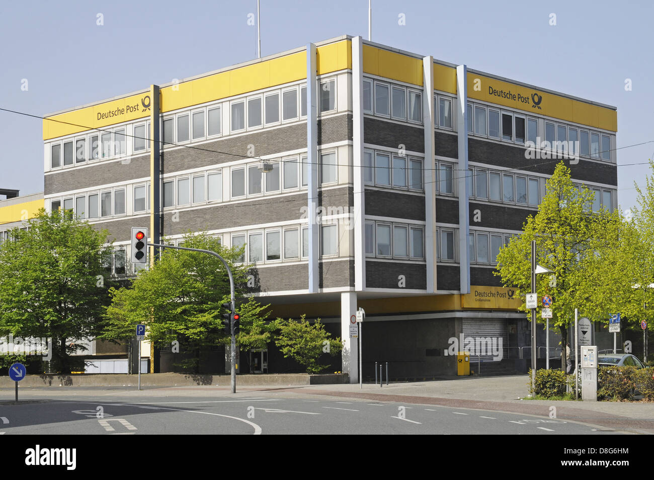 German Post Office Stock Photo