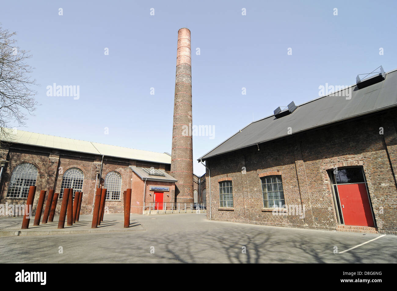 Former zinc factory Altenberg Stock Photo