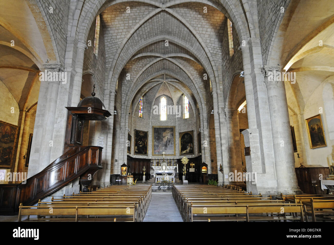 France gard saint gilles abbey hi-res stock photography and images - Alamy