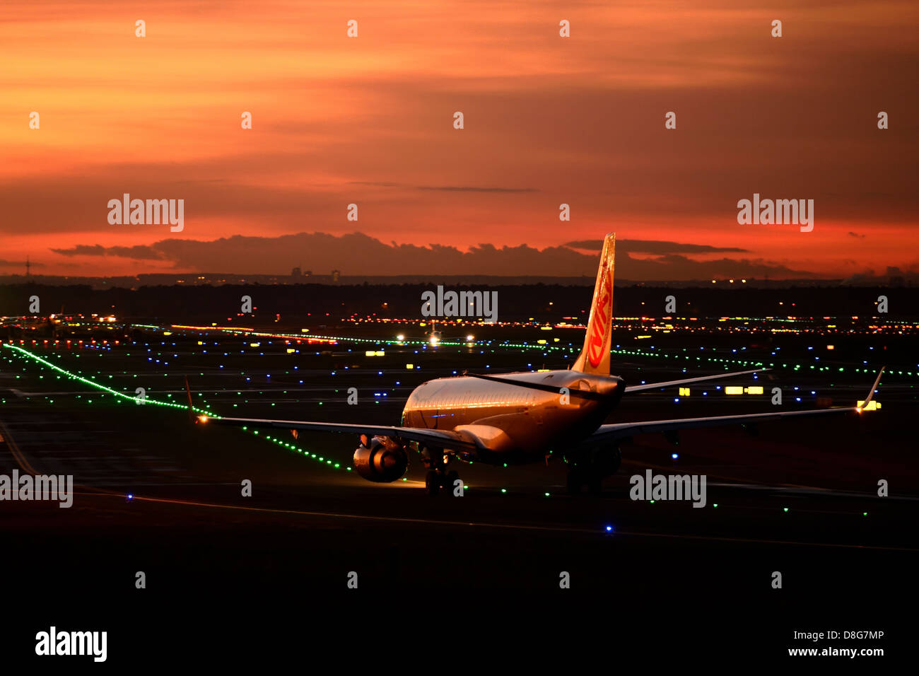 Frankfurt airport Stock Photo