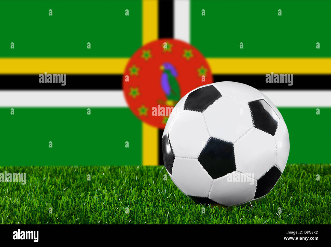 The Dominica flag Stock Photo - Alamy