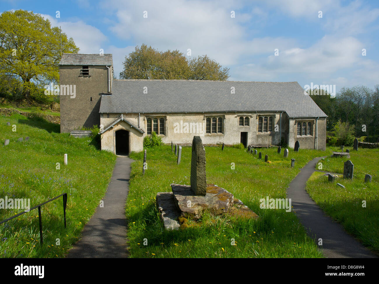 St Anthony's Church, Cartmel Fell, South Lakeland, Lake District National Park, Cumbria, England UK Stock Photo