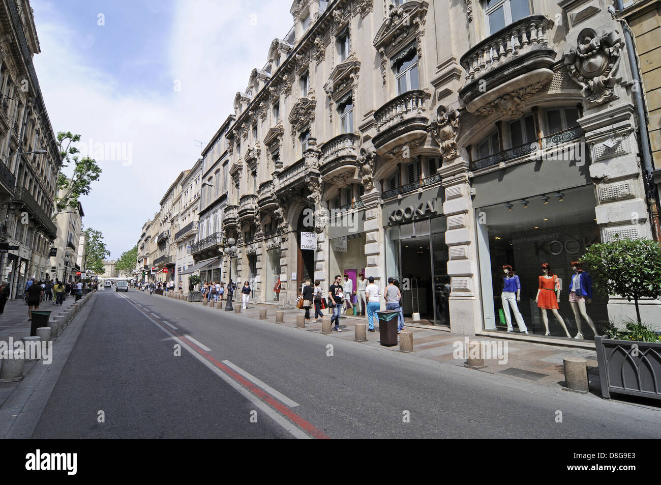 Rue de la Republique Stock Photo