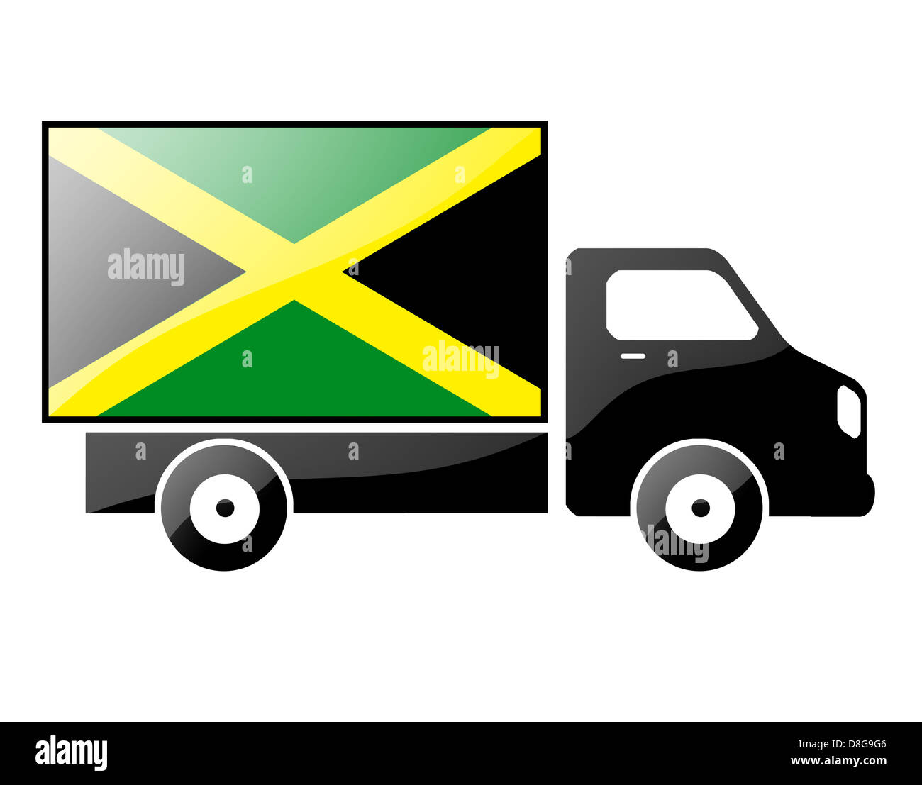 The Jamaica flag Stock Photo Alamy