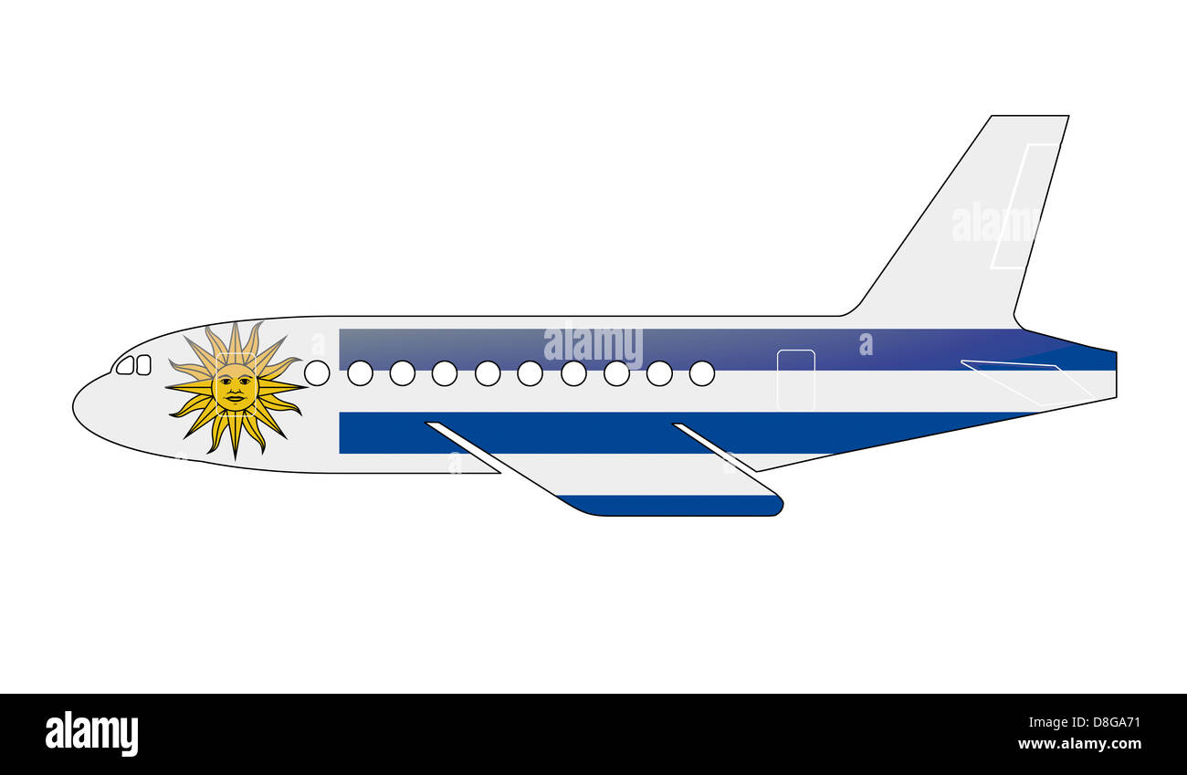 The Uruguayan flag Stock Photo Alamy
