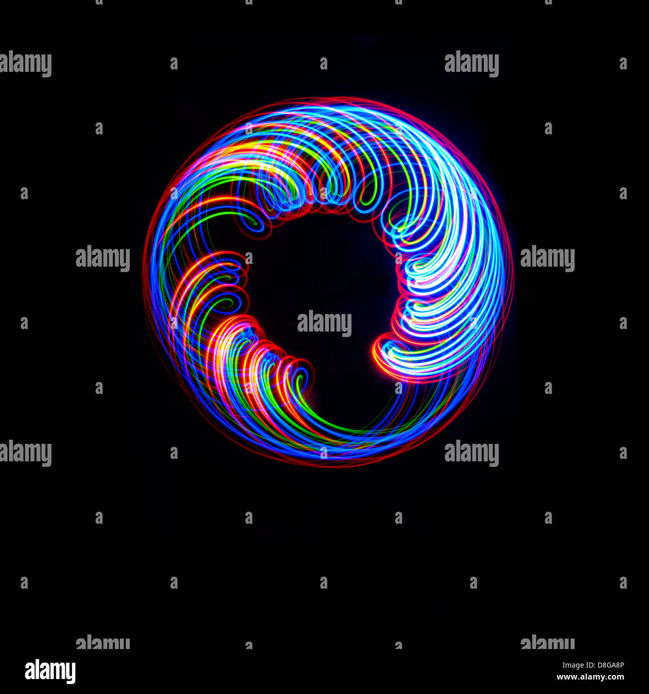 Light painting patterns Stock Photo - Alamy