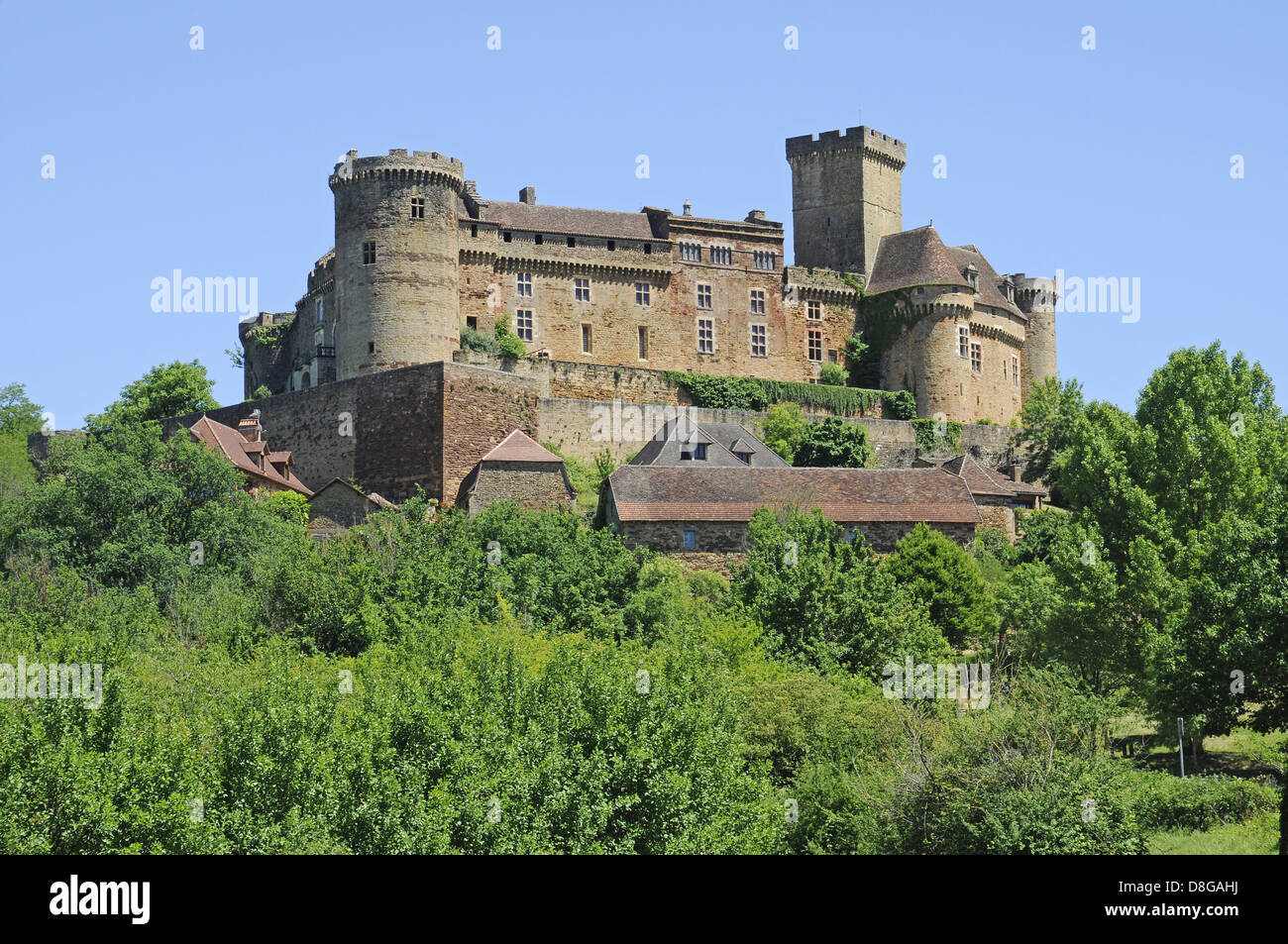 Chateau de Castelnau Stock Photo