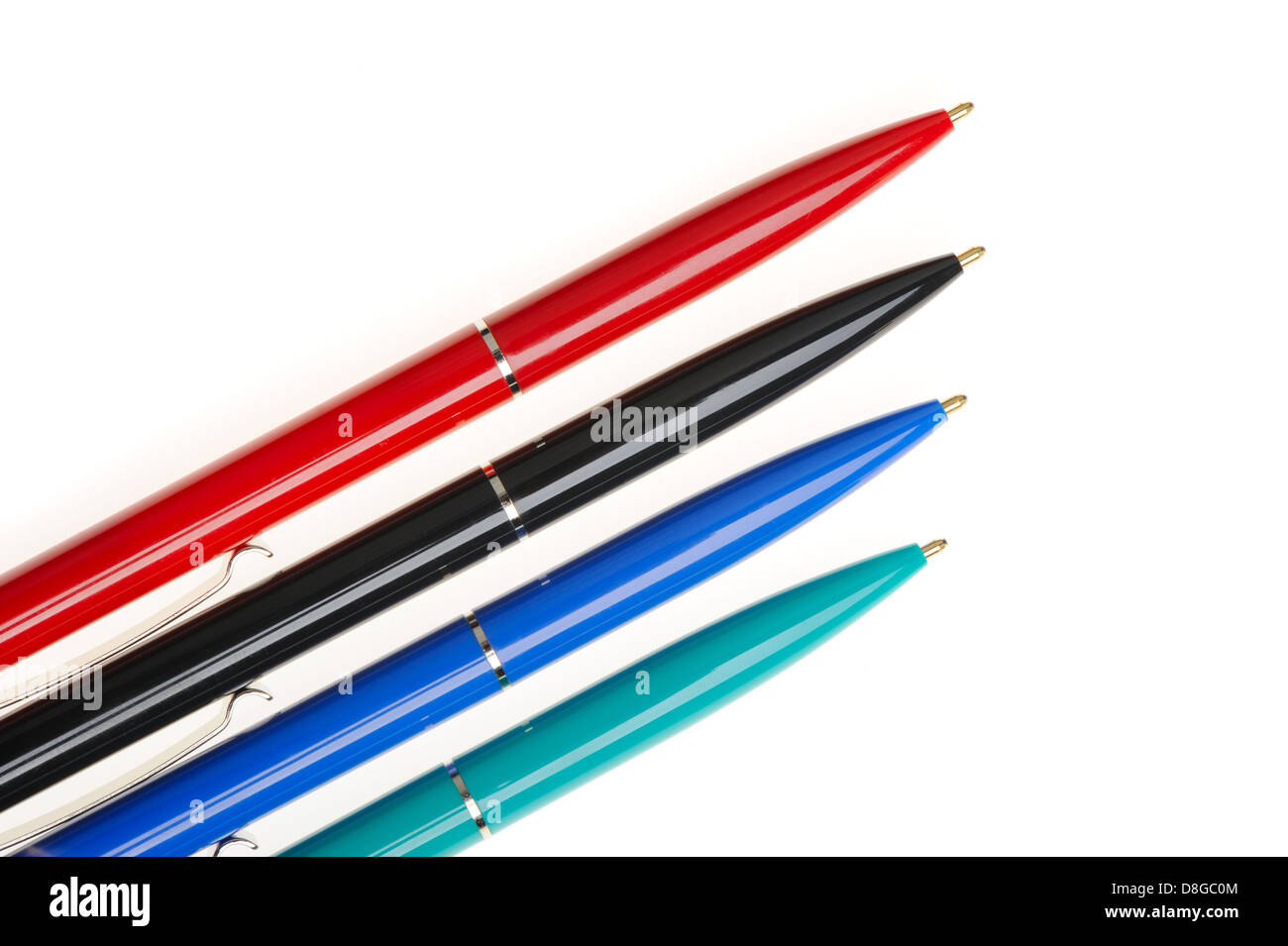 Color pens Stock Photo